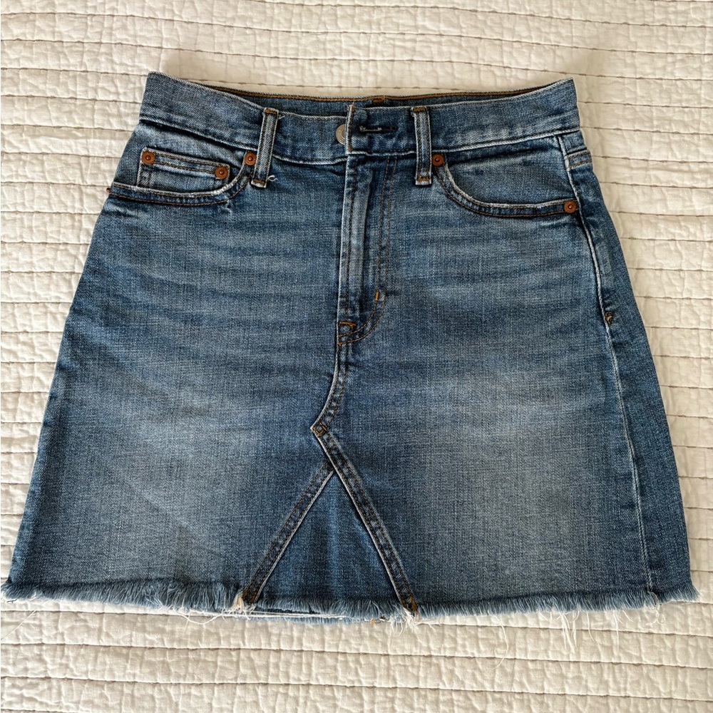 GAP Classic Blue Denim Mini Skirt